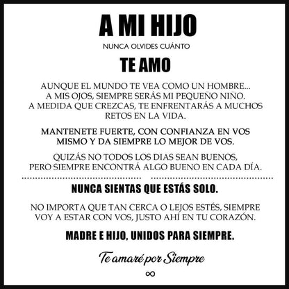 Pulsera de cuero genuino con símbolo de infinito para hombres, regalo para hijo o nieto